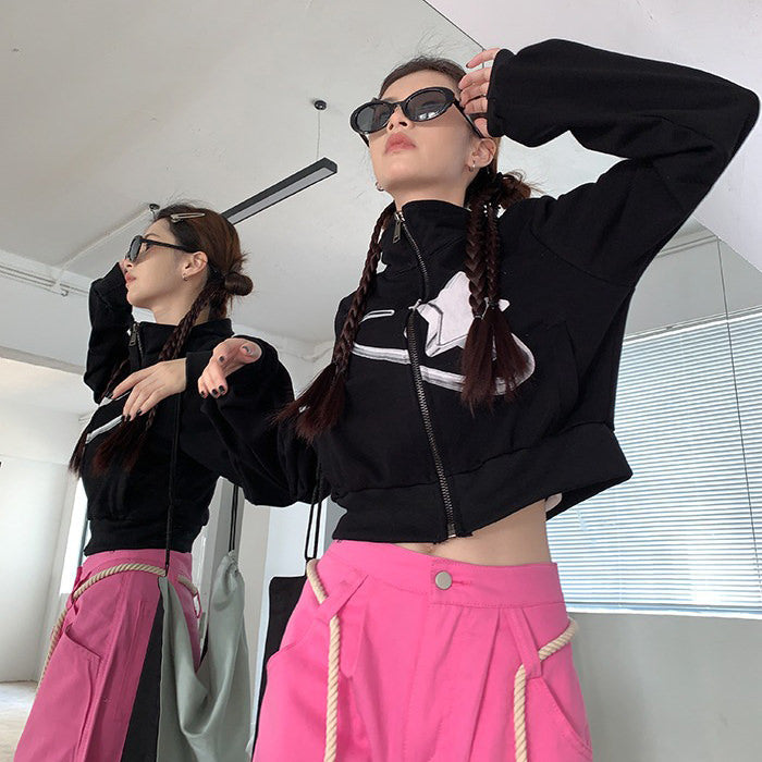 Cyber Star Zip Up Top - Vedlit