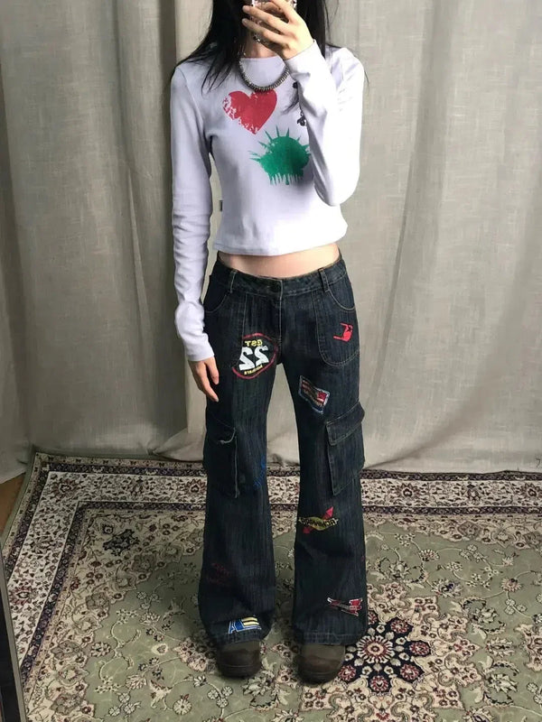 Sticker Cargo Jeans - Vedlit
