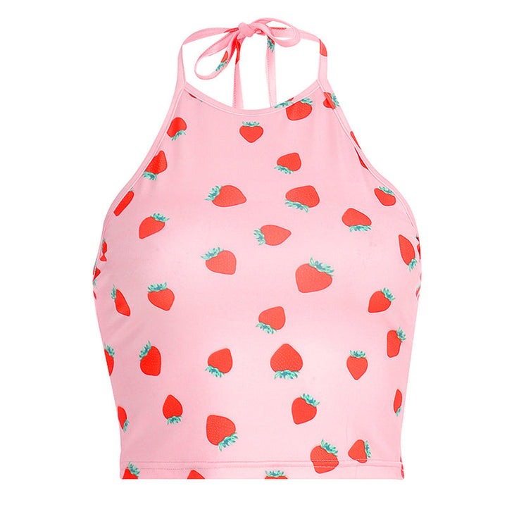 Strawberry Fields Halter Top - Vedlit