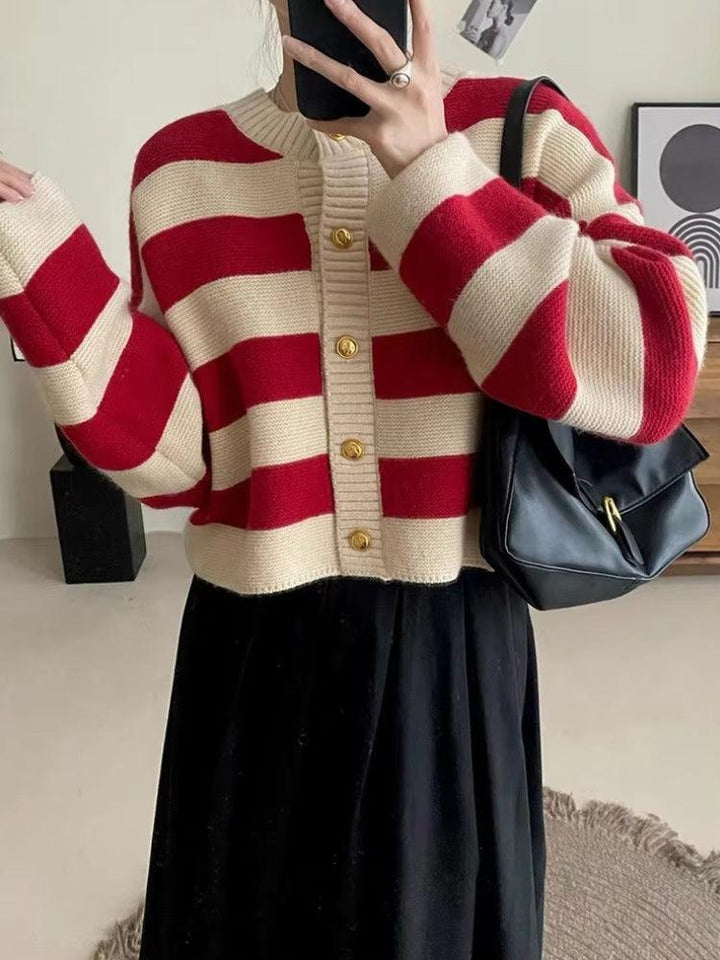 Striped Cardigan - Vedlit