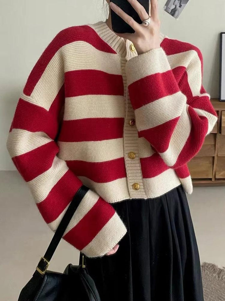 Striped Cardigan - Vedlit