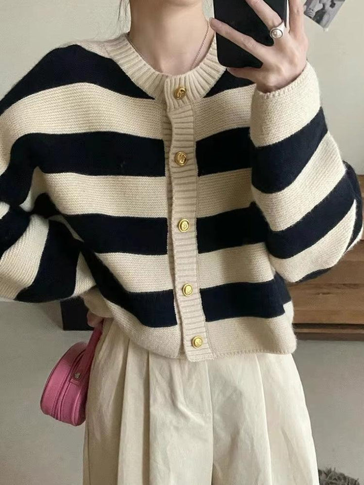 Striped Cardigan - Vedlit