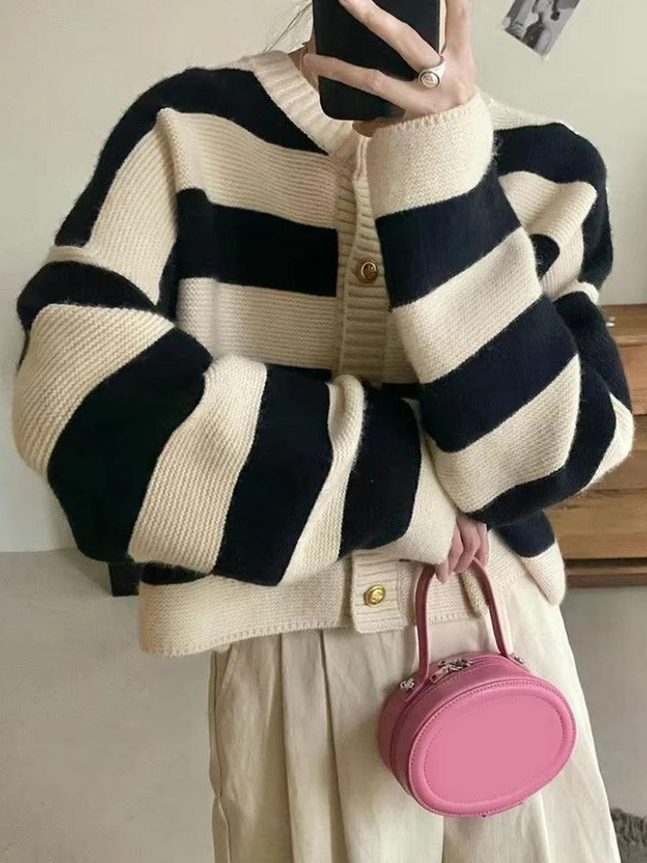 Striped Cardigan - Vedlit