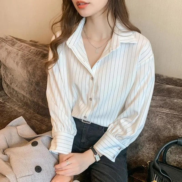 Striped Classic Long Sleeve Shirt - Vedlit