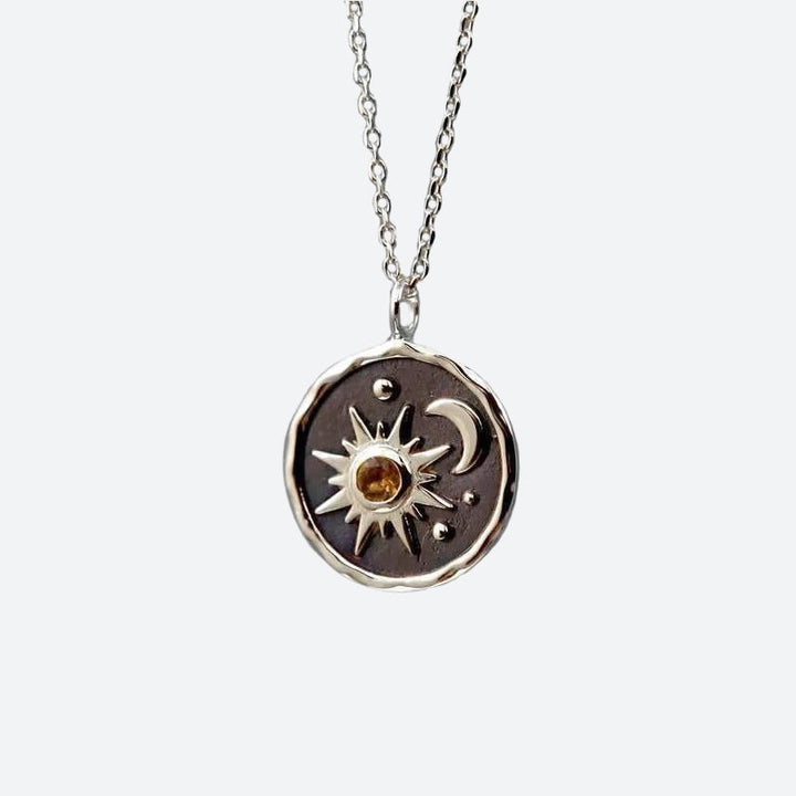 Sun Moon Charm Necklace - Vedlit