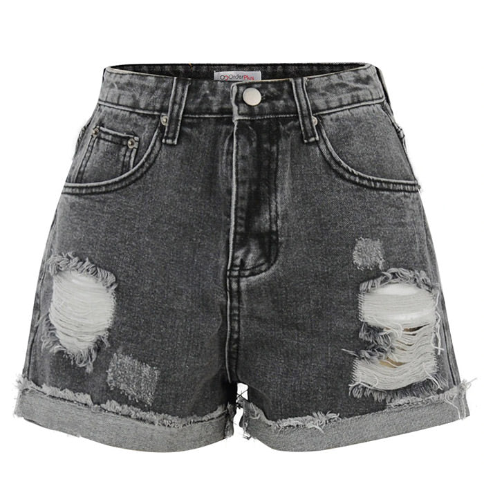 Sun & Moon Grunge Shorts - Vedlit