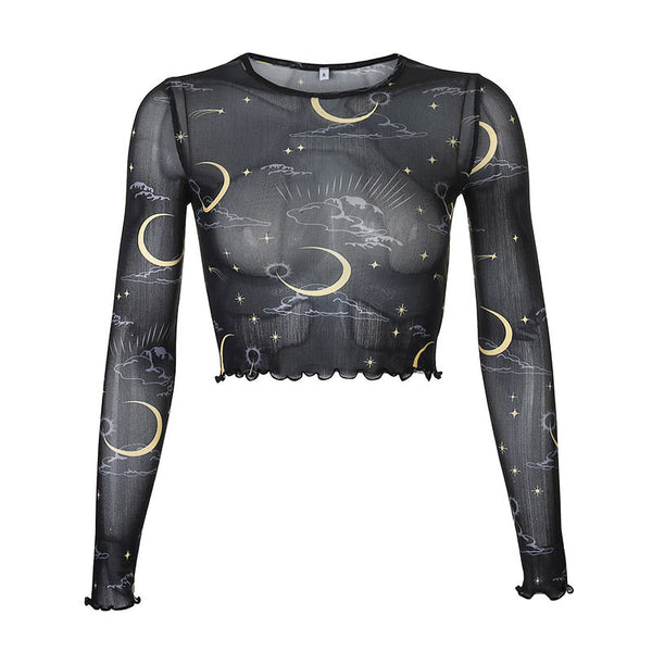 Sun & Moon Mesh Top - Vedlit