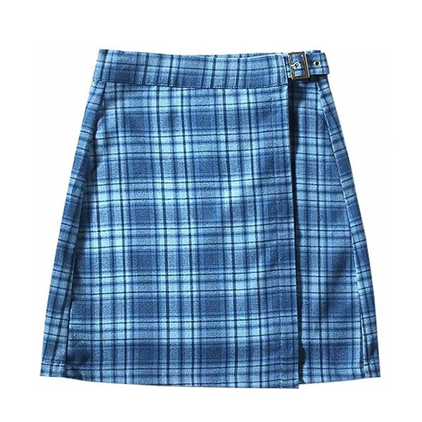 Sweet Dress Code Plaid Skirt - Vedlit