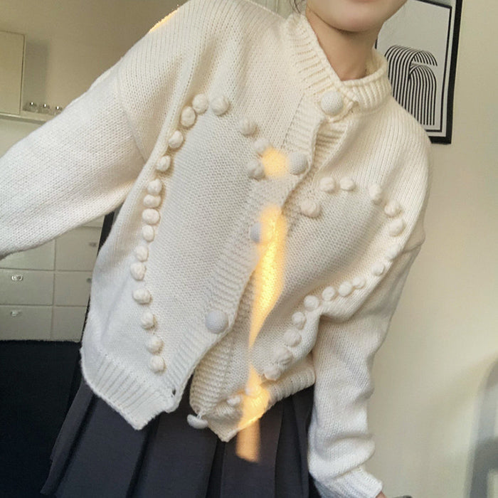 Sweetheart Knit Cardigan - Vedlit