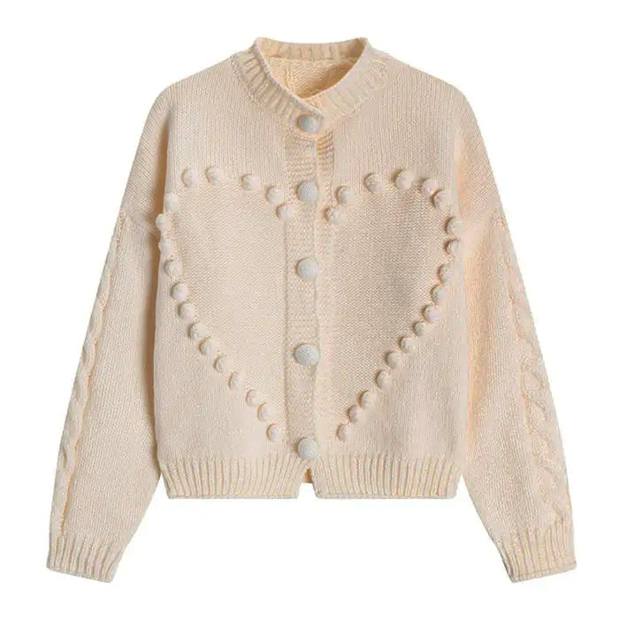 Sweetheart Knit Cardigan - Vedlit