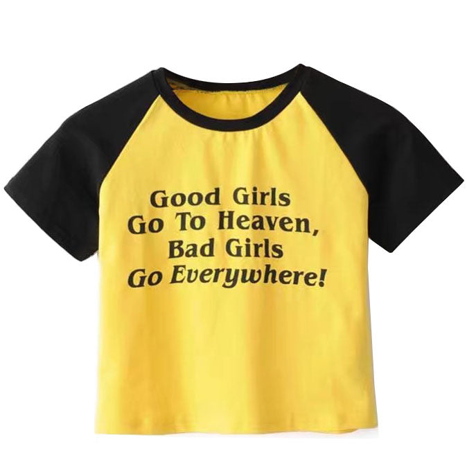 Good/Bad Girls Crop Top - Vedlit