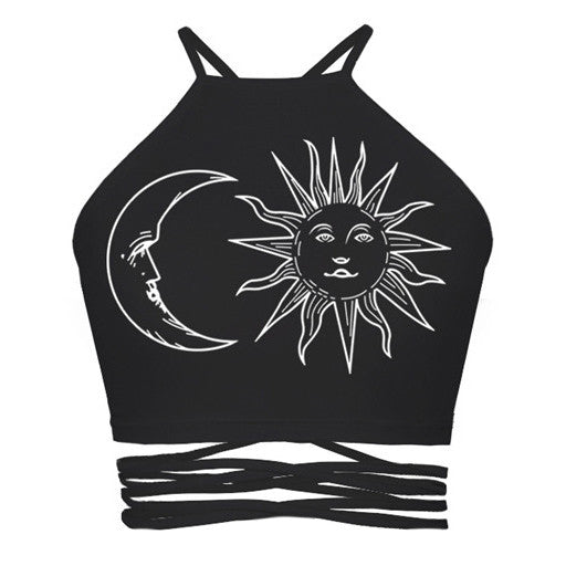 Sun & Moon Crop Top - Vedlit