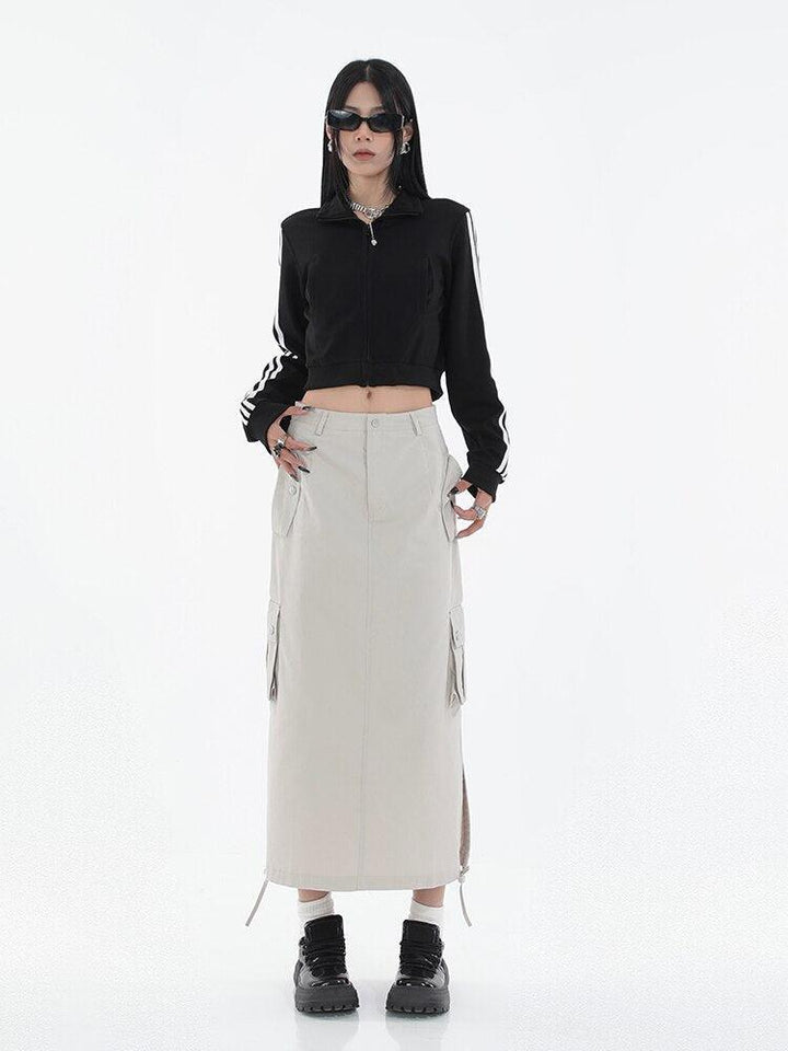 Tech Parachute Maxi Skirt - Vedlit