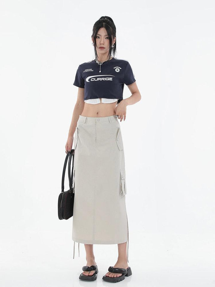 Tech Parachute Maxi Skirt - Vedlit