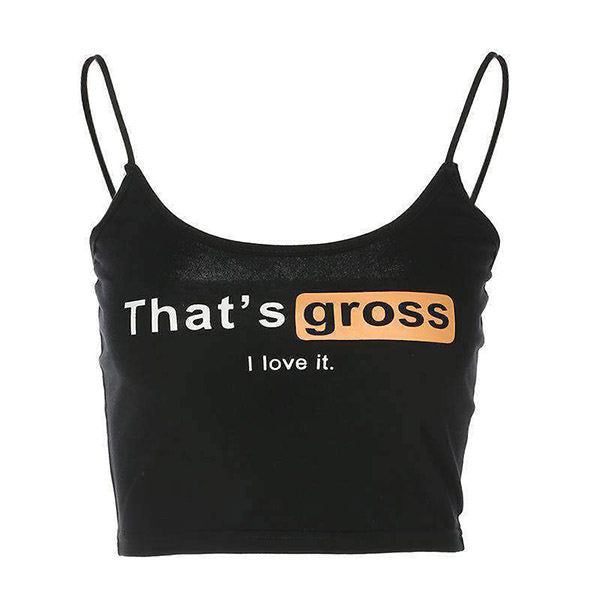 That's Gross Skinny Tank - Vedlit
