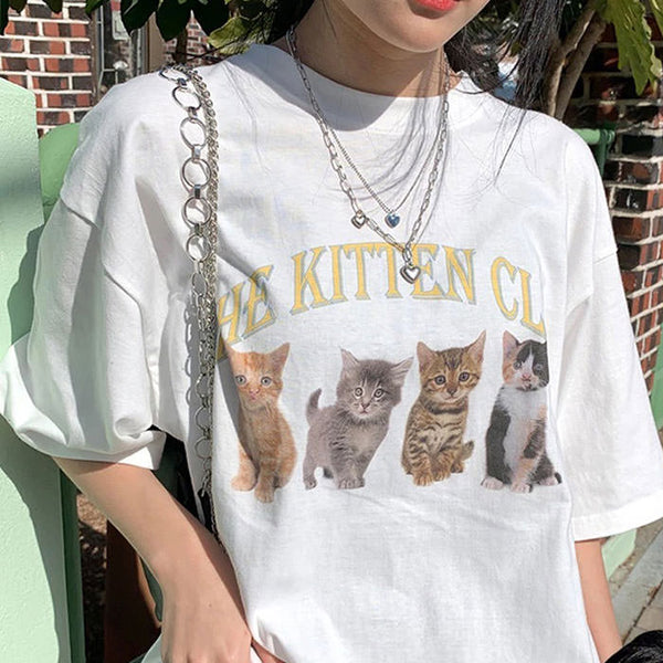 The Kitten Club T-Shirt 🐱 - Vedlit
