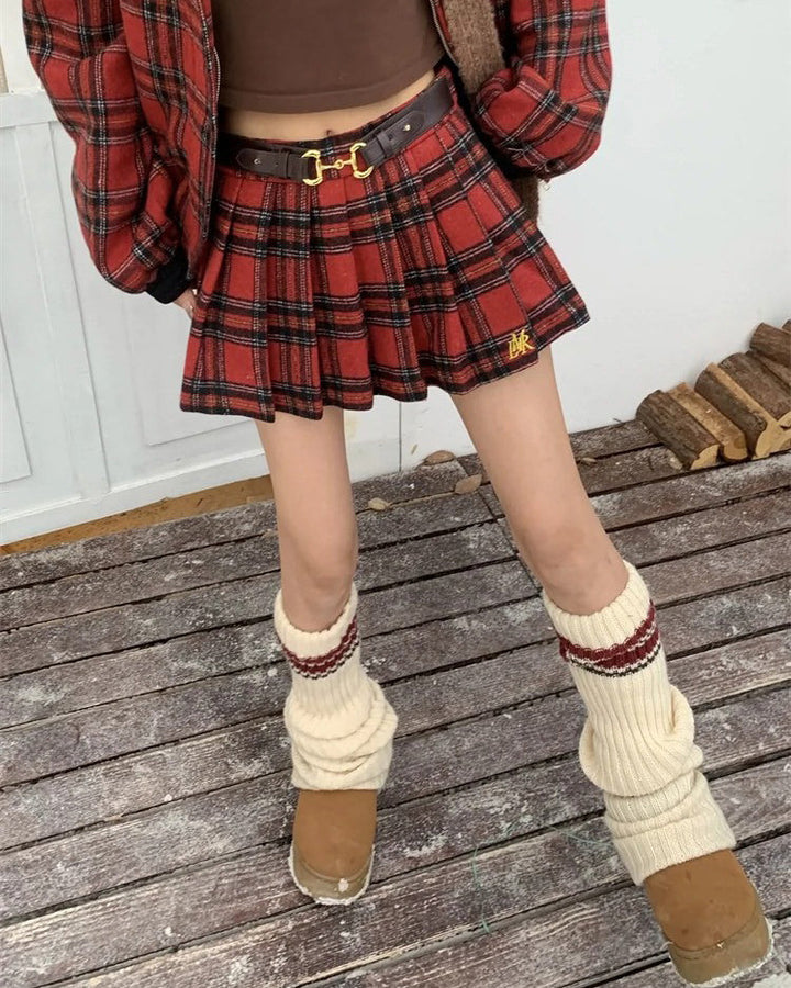 Perfectly Preppy Mini Skirt - Vedlit
