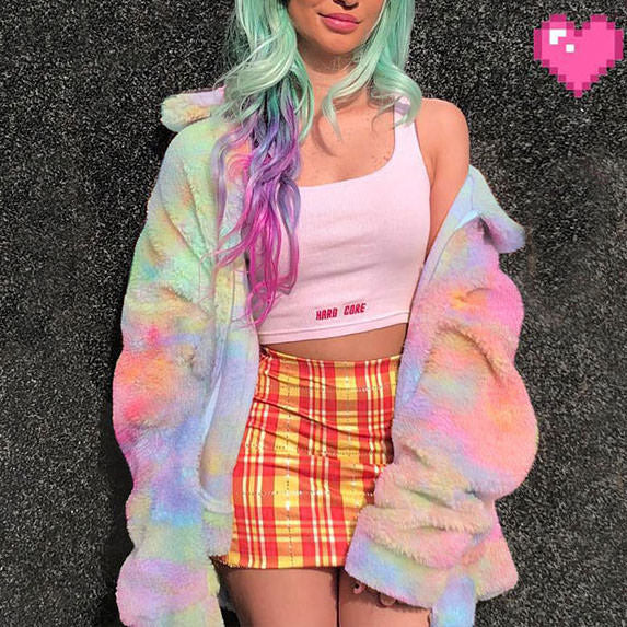 Tie Dye Teddy Jacket - Vedlit