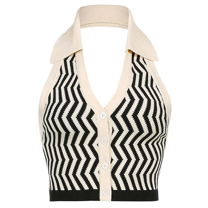 Totally Over It Collared Top - Vedlit