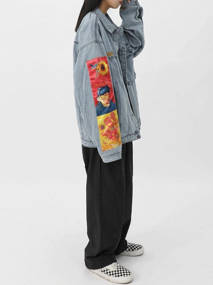 Vincent Van Gogh Denim Jacket - Vedlit