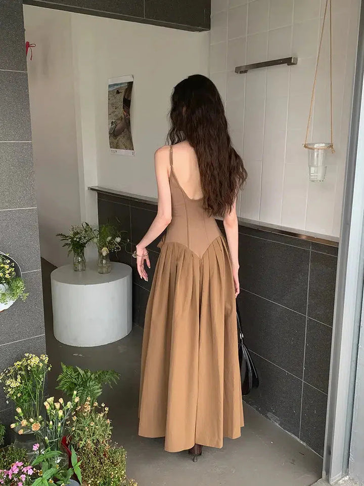 Vintage Corset Maxi Dress - Vedlit