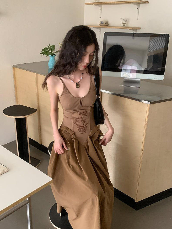 Vintage Corset Maxi Dress - Vedlit