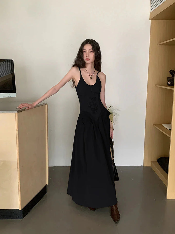 Vintage Corset Maxi Dress - Vedlit
