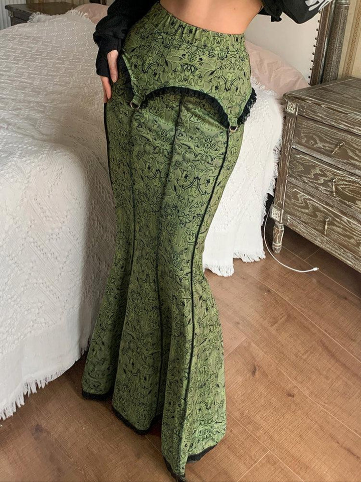 Vintage Slim Fit Maxi Skirt - Vedlit