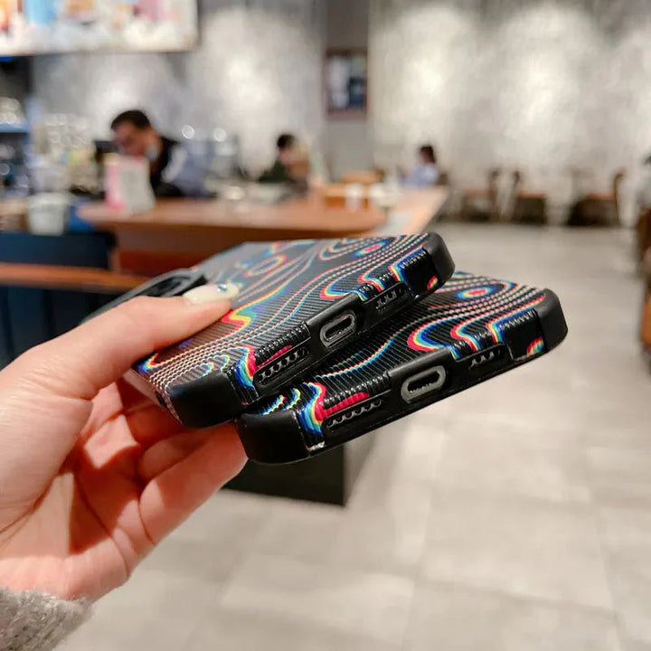 Wavy Rainbow Phone Case - Vedlit