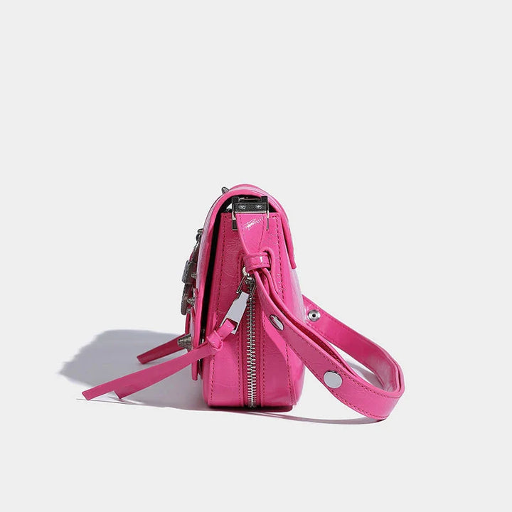 Y2K Candy Belted Baguette Bag - Vedlit