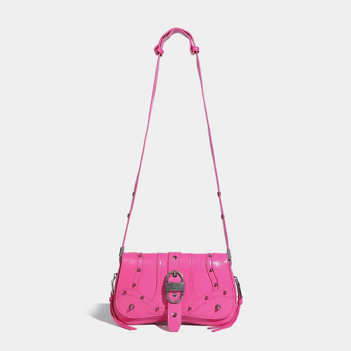 Y2K Candy Belted Baguette Bag - Vedlit