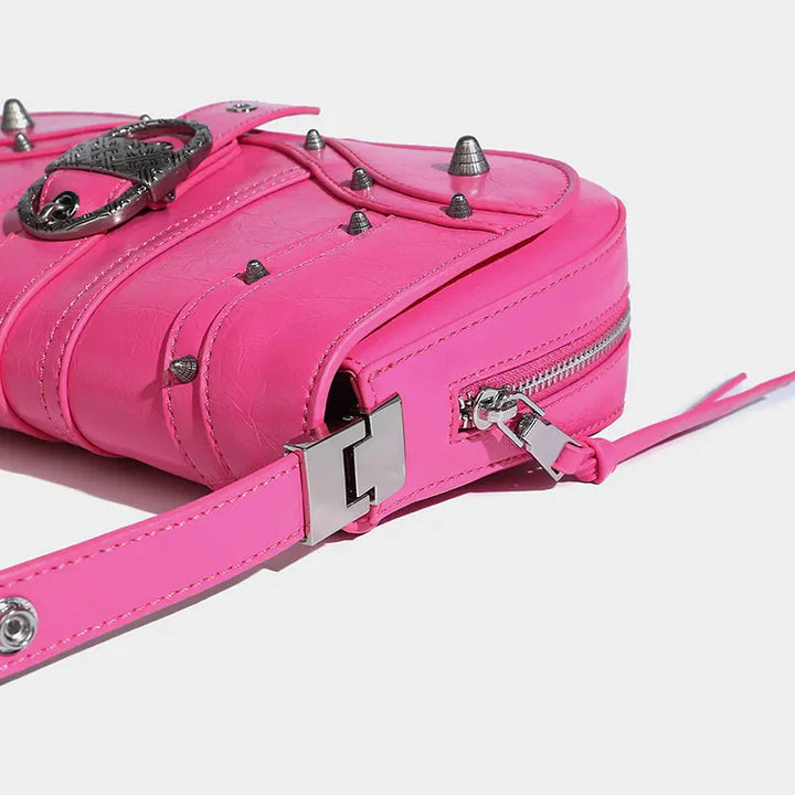 Y2K Candy Belted Baguette Bag - Vedlit