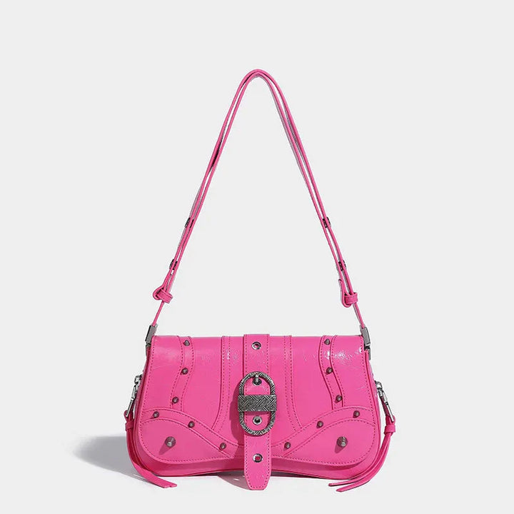 Y2K Candy Belted Baguette Bag - Vedlit