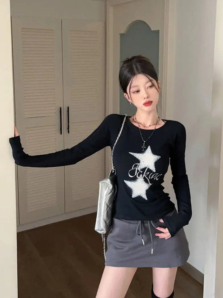 Y2K Star Basic Top - Vedlit