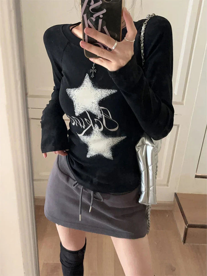 Y2K Star Basic Top - Vedlit
