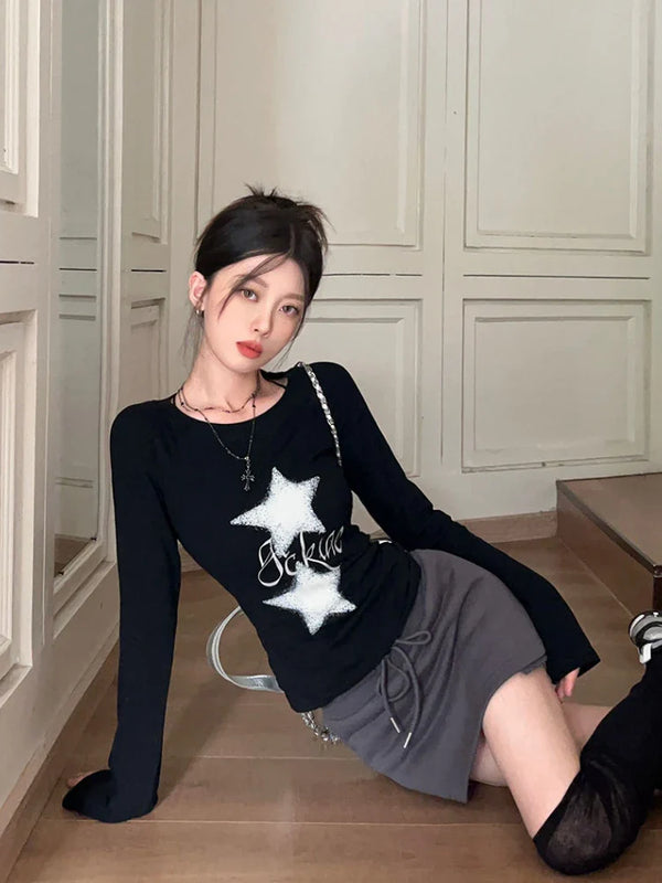 Y2K Star Basic Top - Vedlit