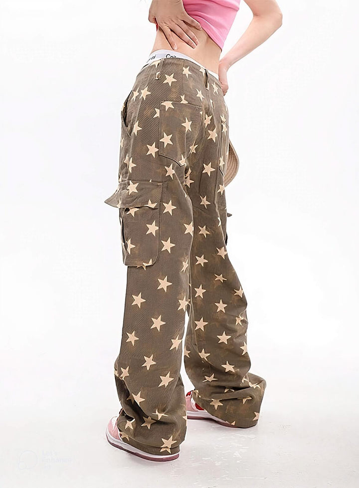 Y2K Star Low Rise Jeans - Vedlit