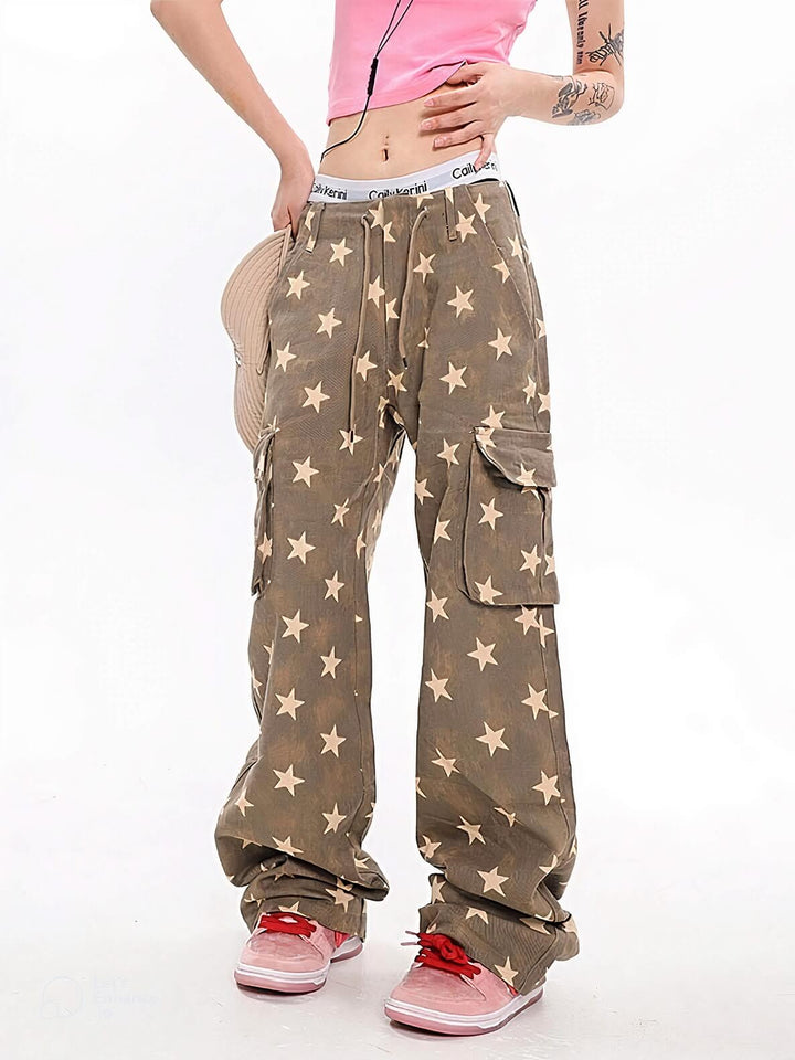 Y2K Star Low Rise Jeans - Vedlit