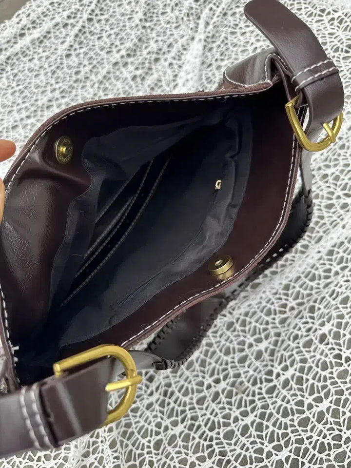 Y2K Star Patch Distressed Bag - Vedlit