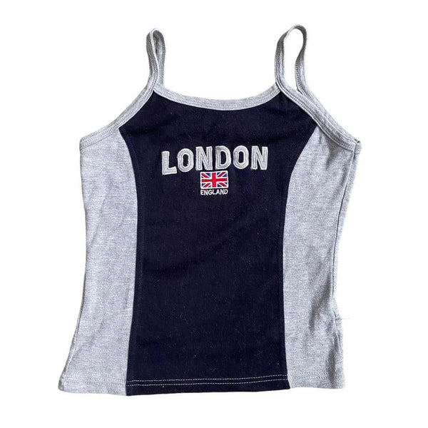 Y2K Style London England Tank Top - Vedlit