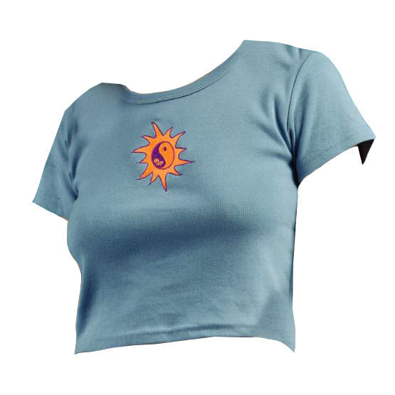 Ying Yang Ribbed Tee - Vedlit