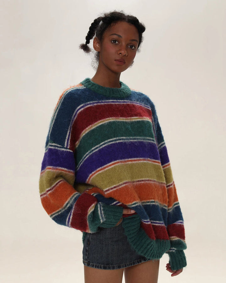 Teenage Dream Striped Sweater - Vedlit