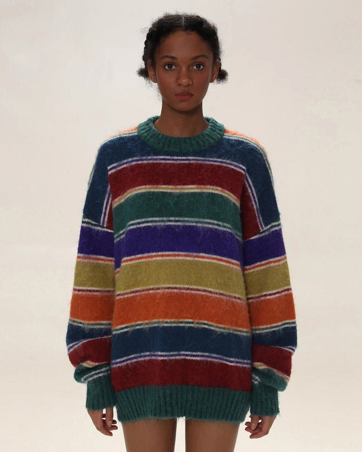 Teenage Dream Striped Sweater - Vedlit