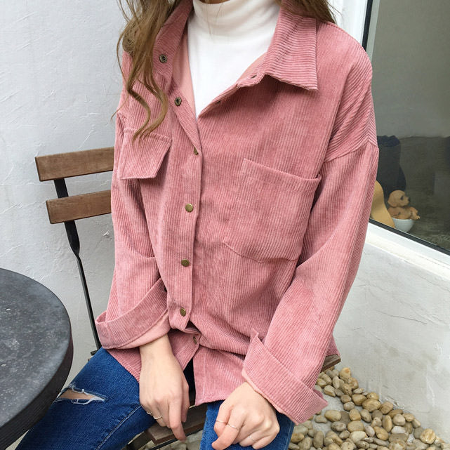 Comfy Cute Cord Shirt - Vedlit