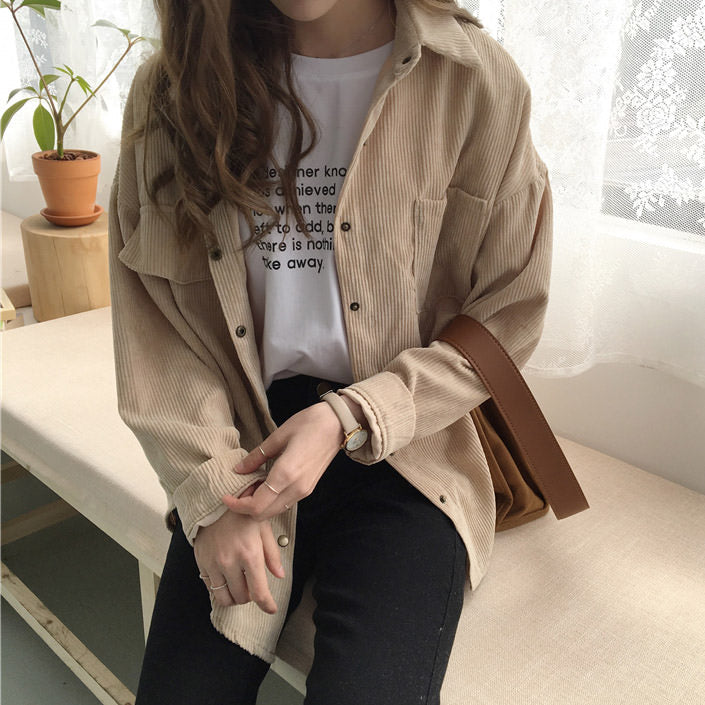 Comfy Cute Cord Shirt - Vedlit
