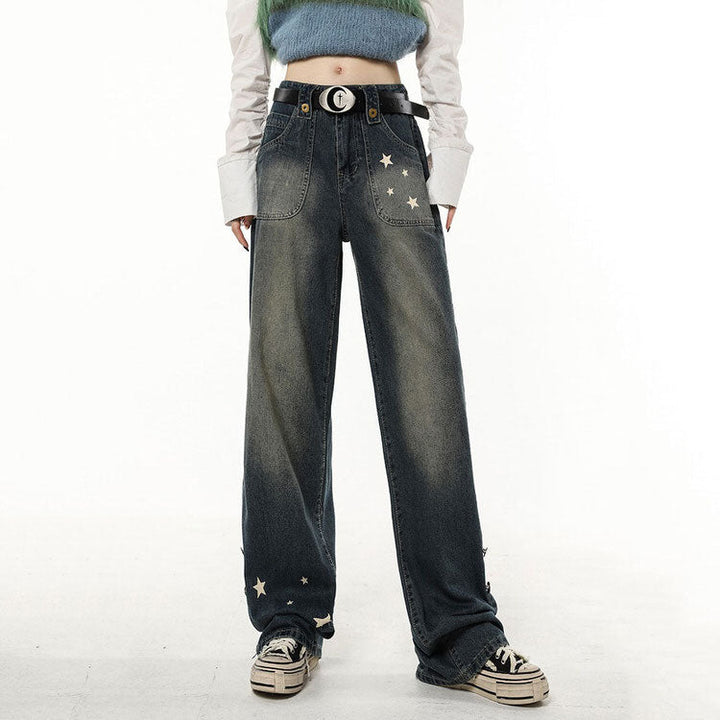 Star Child Wide Leg Jeans - Vedlit