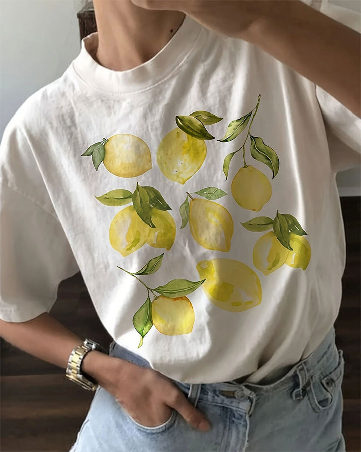 Amalfi Lemon Graphic T-Shirt - Vedlit