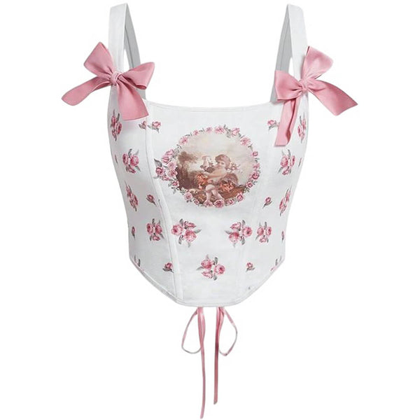 Angelcore Bow Straps Corset - Vedlit