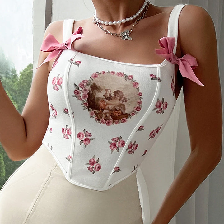 Angelcore Bow Straps Corset - Vedlit