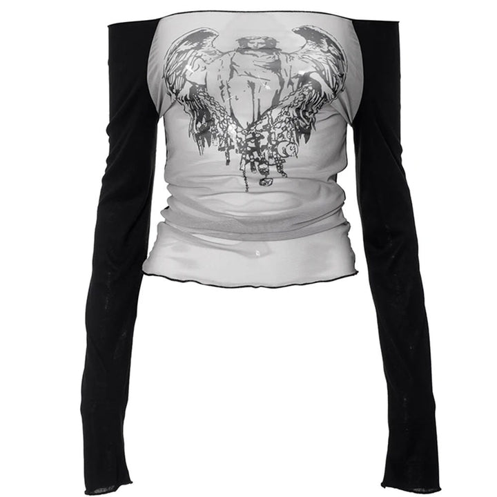 Angel Wings Long Sleeve Top - Vedlit